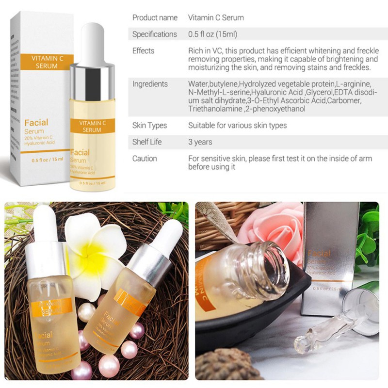 Shrink Pores Hyaluronic Acid liquid Face Serum Plant Skin